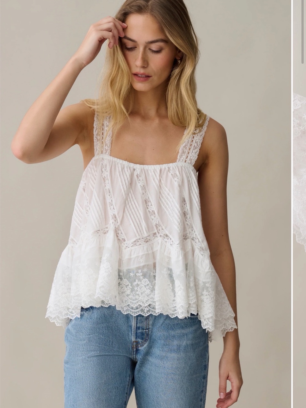 NWT Sorella Few Moda Honey Cotton Top XS